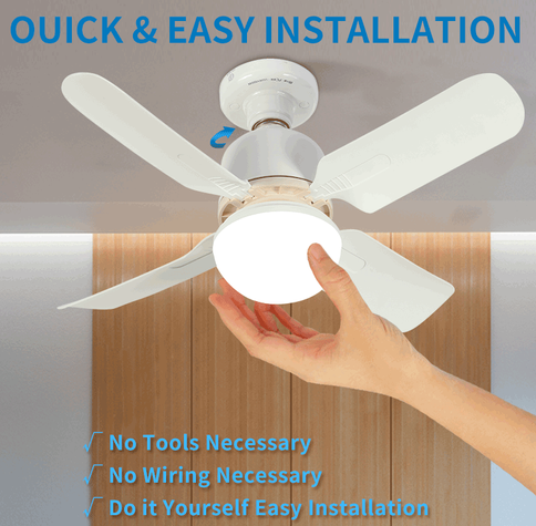 Socket Flower Fan with Light #fanlight  #ceilingfanwithlight 