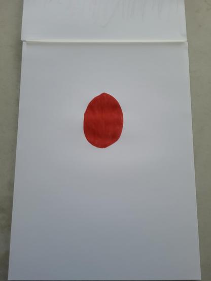 Japanese flag in markers