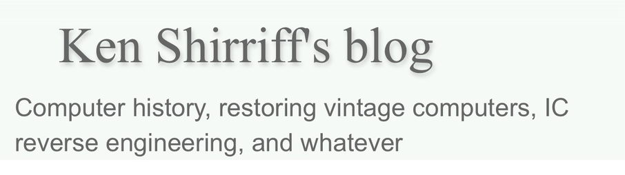 Masthead of Ken’s blog