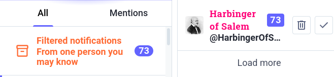 do not fucking tell me to enable a setting feature that i already have enabled

this is one account that has sent me 73 private messages. 

fuck that noise. 