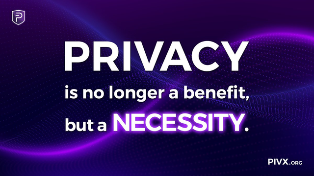 #PRIVACY is no longer a benefit, but a #NECESSITY. 

#PIVX #BYOB #Bitcoin