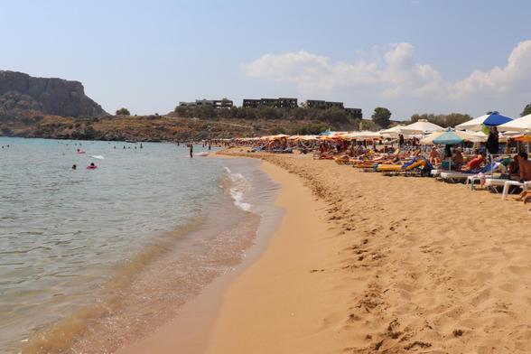 Pláž Agathi (Agia Agatha) - ostrov Rhodos