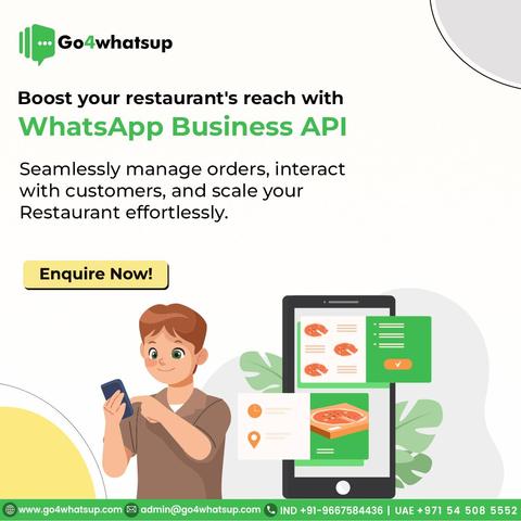 Use Go4whatsup to streamline order management, improve customer interaction, and boost your restaurant’s growth. Contact us today to learn more.