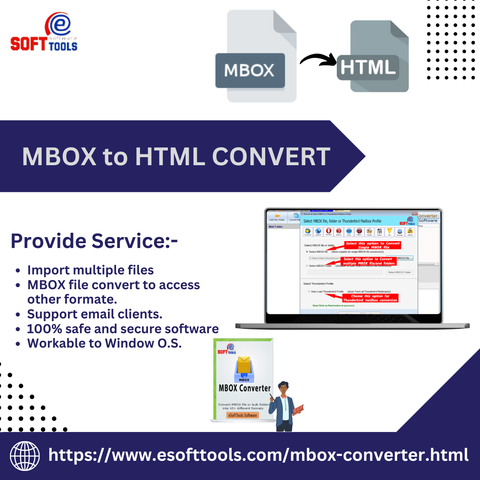 eSoftTools MBOX to HTML Convert Tools