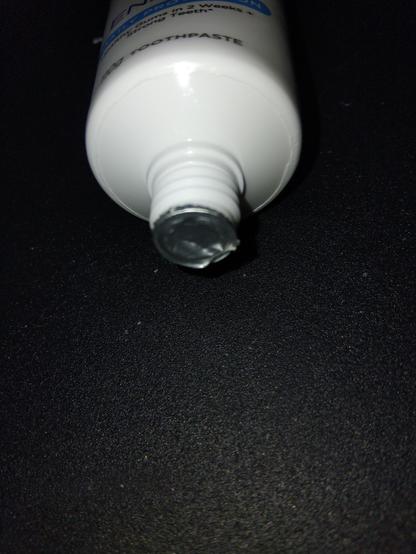 Tootpaste tube with foil seal over outlet.
Very secure.
Very inaccessible.
