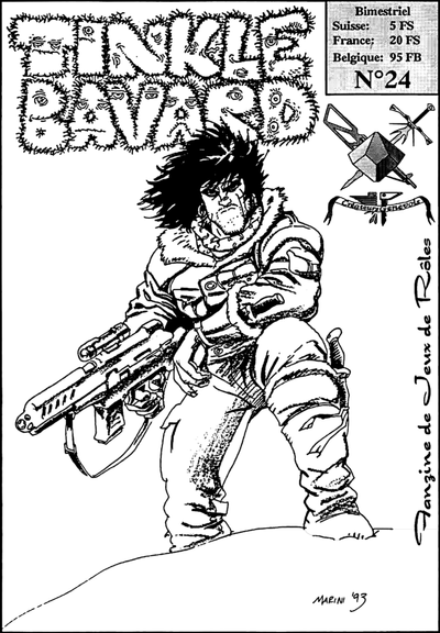 Le personnage du Gypsi en vêtements d'hiver armé d'un fusil