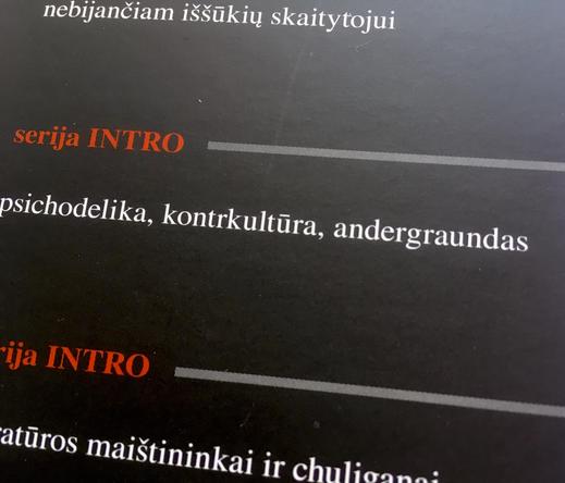 Knygų serijos aprašymas: psichodelika, kontrkultūra, andergraundas