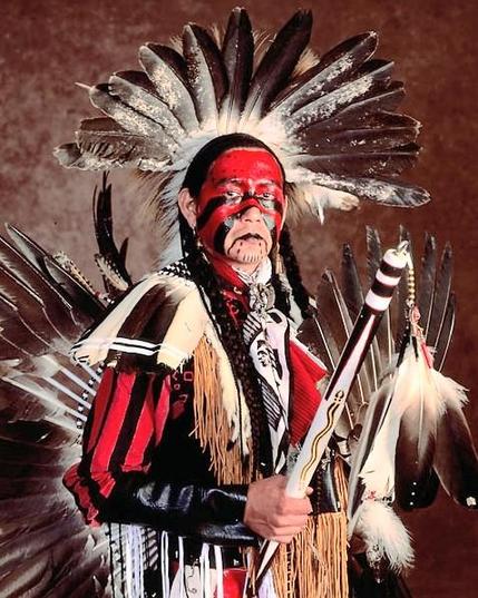 Painting of an American Indian 