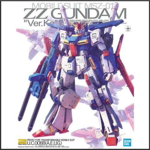 the art on the box the gundam model comes in a really nice illustration of it, the name of the gundam at the top and other writing in small text around it, a white background 