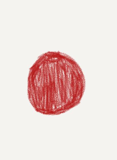 Japanese flag in crayons