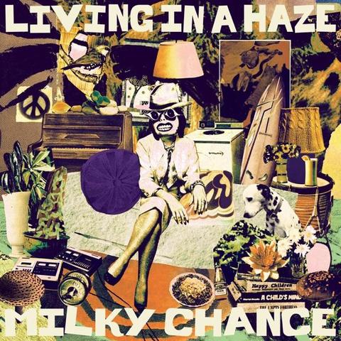 An image of the cover of the record album 'Living In A Haze' by Milky Chance