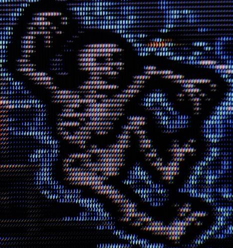 Luke Skywalker being electrocuted in Super Star Wars: Return of the Jedi (SNES)