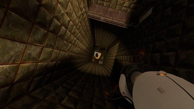 Screenshot from a game called Portal: Lost in Aperture