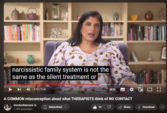 https://www.youtube.com/watch?v=ufl4J_n_yBc
A COMMON misconception about what THERAPISTS think of NO CONTACT


 
 views  
12 Aug 2024
LONDON ENGLAND WORKSHOPS:
September 5-7, 2024
https://www.narcissistic-relationship...

NORTH CAROLINA RETREAT
November 1-3, 2024