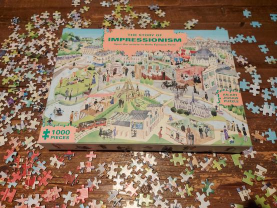 The story of impressionism puzzle 