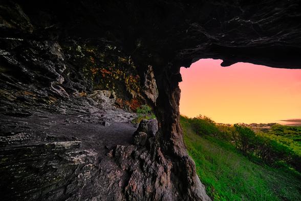 The Tarragal Caves are a network of large limestone caves and rockshelters which overlook the Bridgewater Lakes near the towns of Tarragal and Cape Bridgewater, Victoria in the Charles La Trobe and are near Discovery Bay Coastal Park.