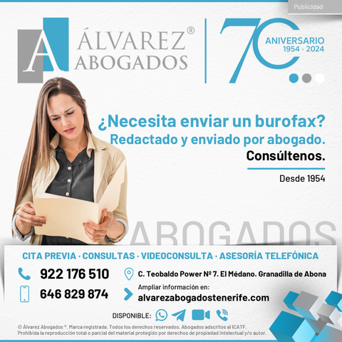 ¿Necesita enviar un burofax? Tramitación por internet al mejor precio, cómodamente sin desplazamientos. Redactado y enviado por abogado. Contáctenos sin compromiso.
https://alvarezabogadostenerife.com/2023/09/redaccion-y-envio-de-burofax-por-abogado/ 

#alvarezabogados #abogados #Tenerife #Canarias #burofax #derechos #legal #tenerifelegal #abogadostenerife #redaccion #abogado
