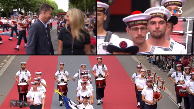 Le 53e Festival interceltique de Lorient - la Grande Parade des , 2024-08-15, 15-21-22, France 3