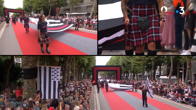 The Great Parade of Celtic Nations is the highlight of the Interceltic Festival. Like every summer, nearly 3,000 artists from Brittany, but also from Scotland, Ireland, Wales, Galicia, Asturias and even the United States will parade through the streets of Lorient, in costume and with music.