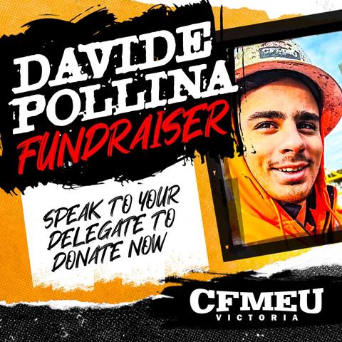 David Pollina 
Fundraiser 
Speak to your delegate now 