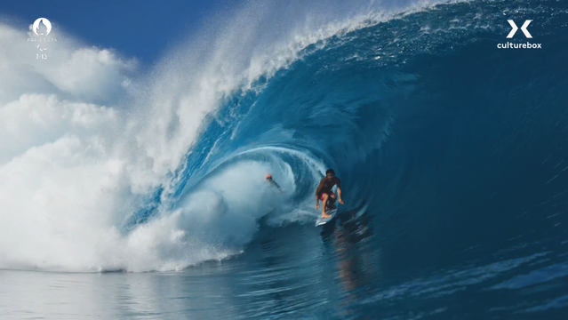 Tahiti will host the surfing events of the Paris Olympics. Rich in archives, this formal doc traces the history of a sport born in Polynesia, and long considered a pastime for outsiders.