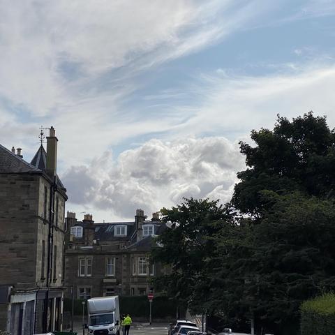 Monster cloud, just in from the Pentlands