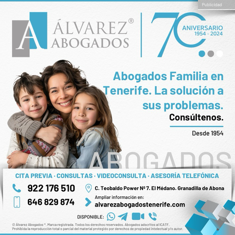 Abogados Familia en Tenerife. La solución a sus problemas. Abogado Familia Tenerife Sur. Consúltenos ahora sin compromiso. Resolviendo problemas de familia desde 1954. https://alvarezabogadostenerife.com/areas-derecho/derecho-familia/  #alvarezabogados #familia #hijos #vivienda #dinero #inmuebles #Tenerife #divorcio #convenio #visitas #medidas #abogadostenerife #tenerifelegal
