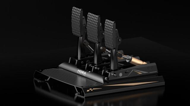 Moza has launched the new CRP2 load cell pedals with pre-orders already live for shipping in early October. They include a new brake angle sensor working alongside the load cell, lots of elastomer options, and a stylish design with a carbon fibre footrest.