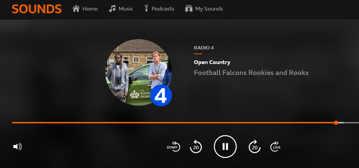 Football Falcons Rookies and Rooks
Nadeem Perera presents this week's Open Country from Richmond Park. He's with two young footballers from West Ham and Birmingham City. Nadeem is nature mad and wants to share his passion for birdwatching with the young players as a way of using nature as a tool for better sportsmanship. As a football coach as well as wildlife presenter, Nadeem believes an appreciation of nature can be incorporated into football clubs' daily outdoor training sessions. He's in Richmond Park where he first discovered his love of the outdoors and takes Manny Longelo and Liam Jones on a walk around the park guided by Assistant Park Manager Peter Laurence. Along the way he sets the boys a task of spotting as many birds as they can in order to be crowned the inaugural Open Country Man of the Match.