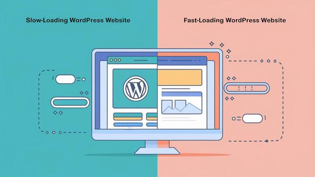 WordPress website speed optimization, fast loading time, website performance improvement, SEO enhancement, quick website response.