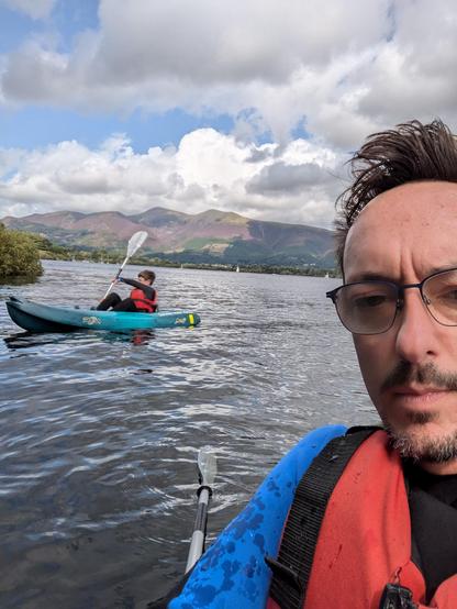 Kayaking on Derwentwater