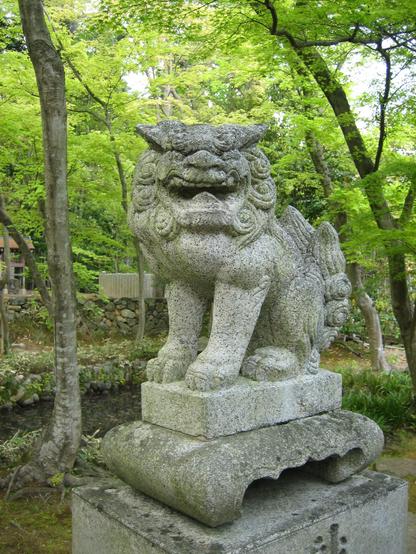 Komainu at Iwato Myoken-gu.