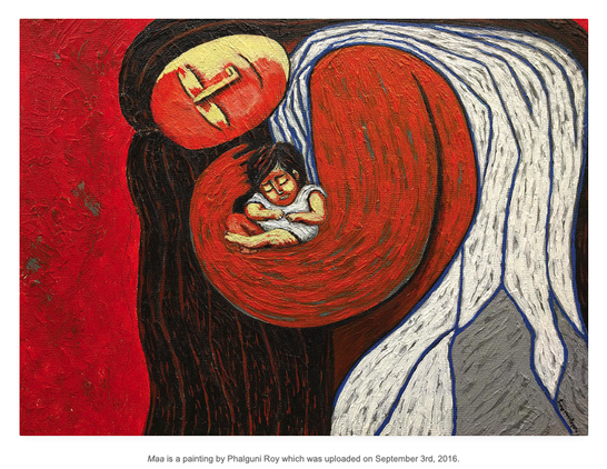 Acrylic Painting on Canvas... 'Maa'  
Artist: Phalguni Roy  

#artist  #PhalguniRoy #art #PRI #Painting #CreativeWordArt  #acrylic #artwork #Mother #Maa #paintingoftheday #abstractart #curator #buyart #artist #artlover #Creatives  #artcollector #fineart #fineartamerica #explore #support #BuyIntoArt #buy #arte #relation #mother #MotherDay #illustration 
