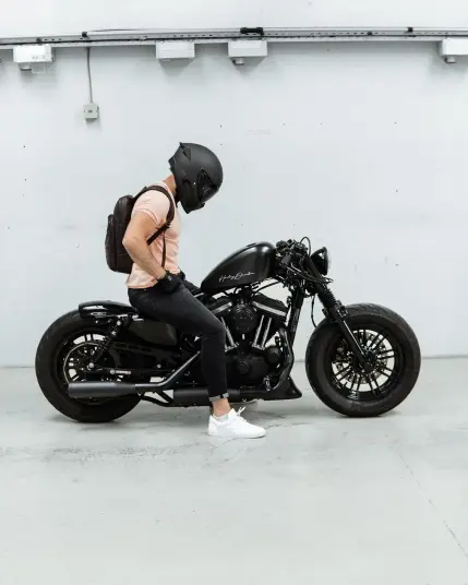 Bold and unapologetic on two wheels. 🏍️🤘