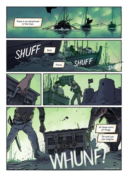page from the comic book PRACTICAL DEFENCE