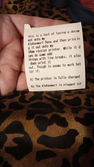 Portable paper backups of your Alphasmart writing