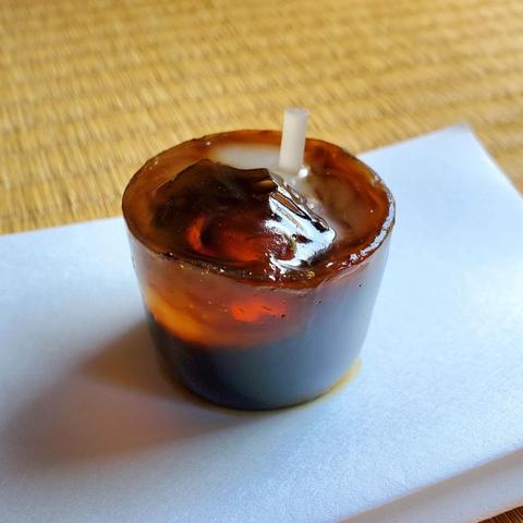 A cool sweet for the hot summer months...jelly in the shape of an iced coffee!