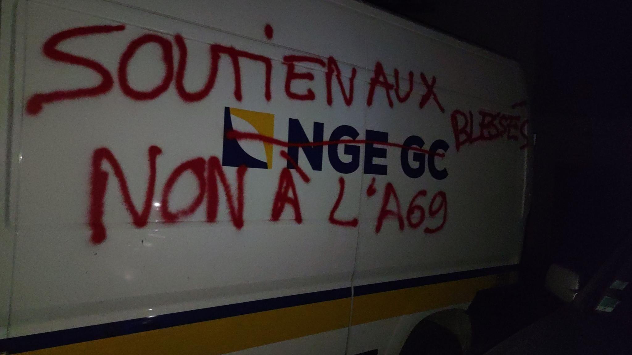 Soutien aux blessés. Non à l'A69