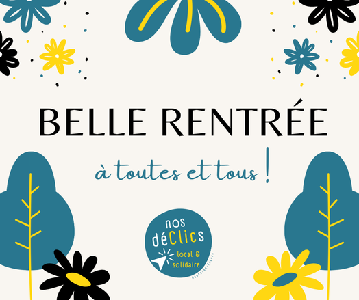 C'est la rentrée ! Bon courage à toutes et tous ! :D