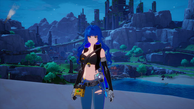 Geek Linker's main original character, known as Lenna, in Tower of Fantasy