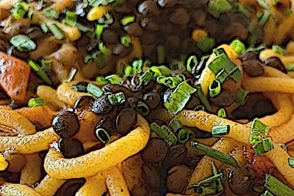 Veganes Pastagericht mit Linsen