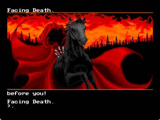gameplay screenshot from "Transylvania III" Facing Death