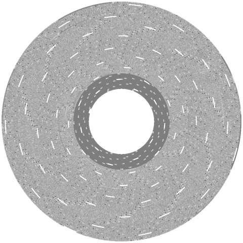 flux visualization of "Transylvania III" disk
