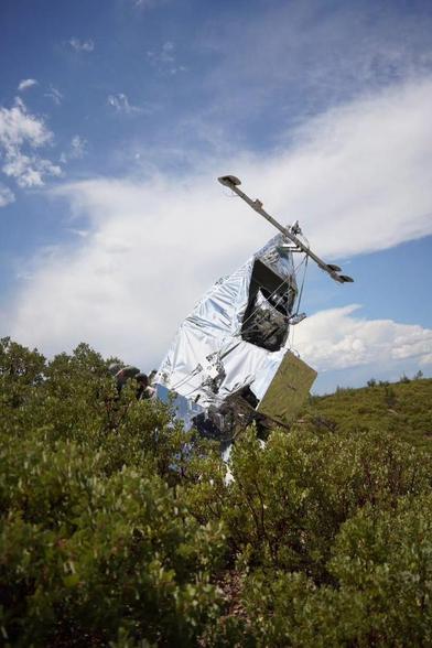 View of the landing place of the EXCITE gondola
