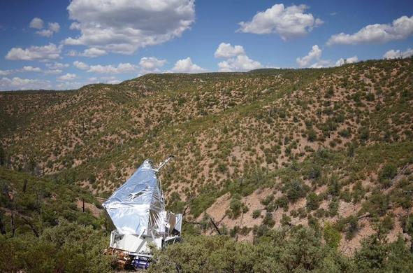View of the landing place of the EXCITE gondola