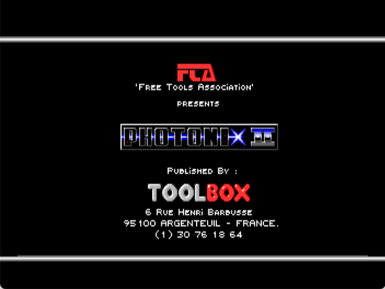 title screenshot from "Photonix II"