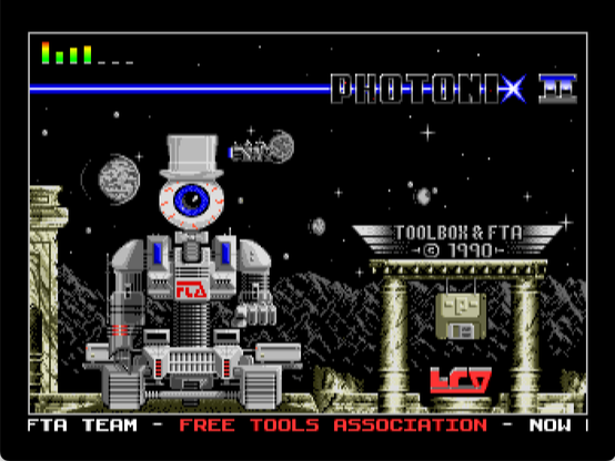 about page screenshot from "Photonix II"
