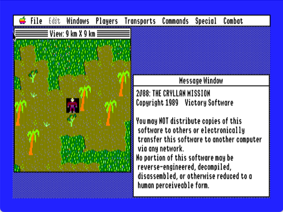 gameplay screenshot from "2088: The Cryllan Mission"