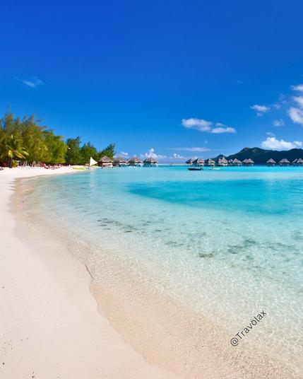 Beach in Bora Bora
