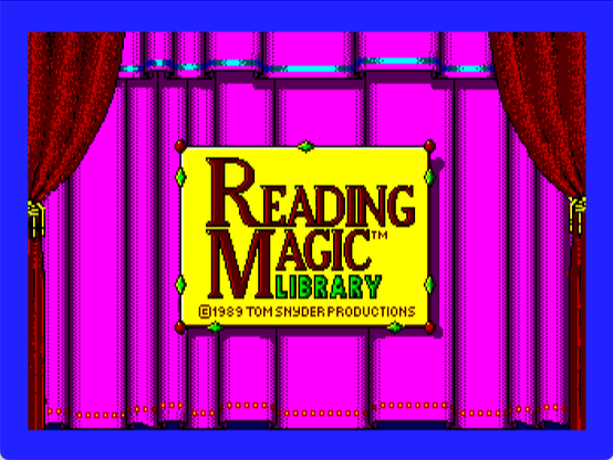 title screenshot from "Reading Magic Library"